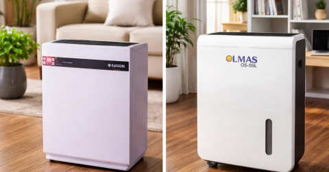 GIỮ SÀN GỖ LUÔN KHÔ RÁO NHỜ MÁY HÚT ẨM EDISON, OLMAS